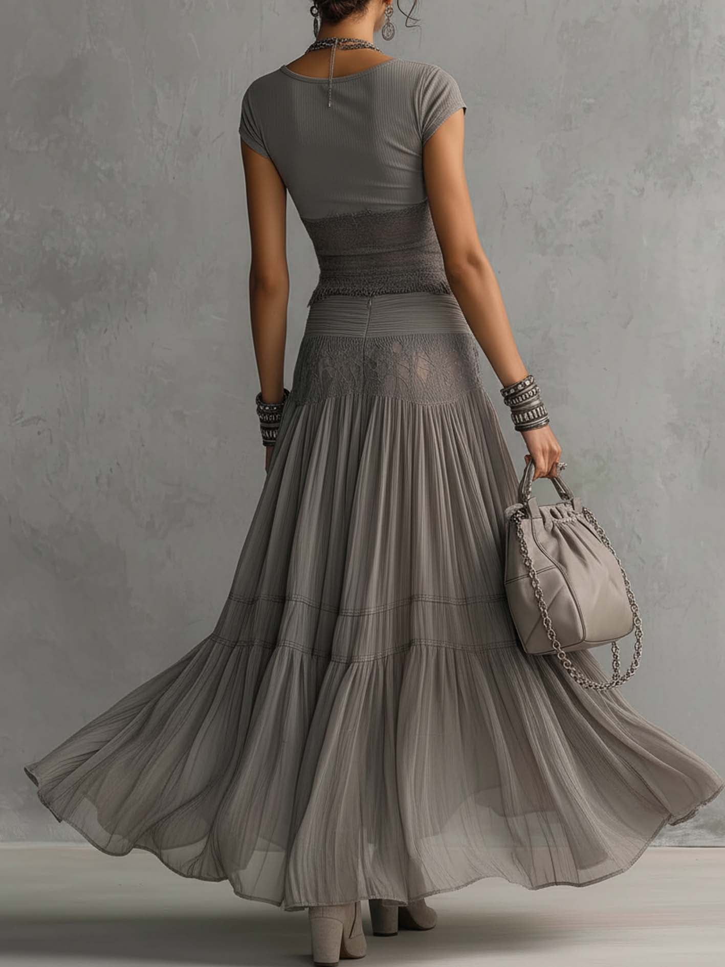 Elena | Maxi Skirt and Top Set