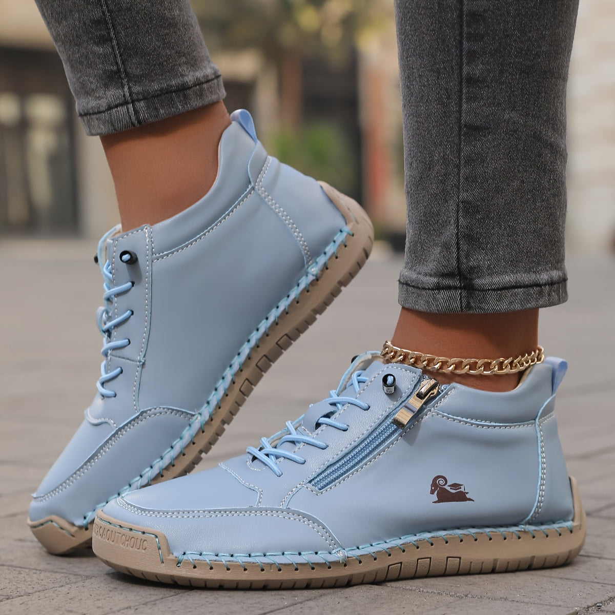 Mila – Komfortable orthopädische Sneakers + Reißverschluss