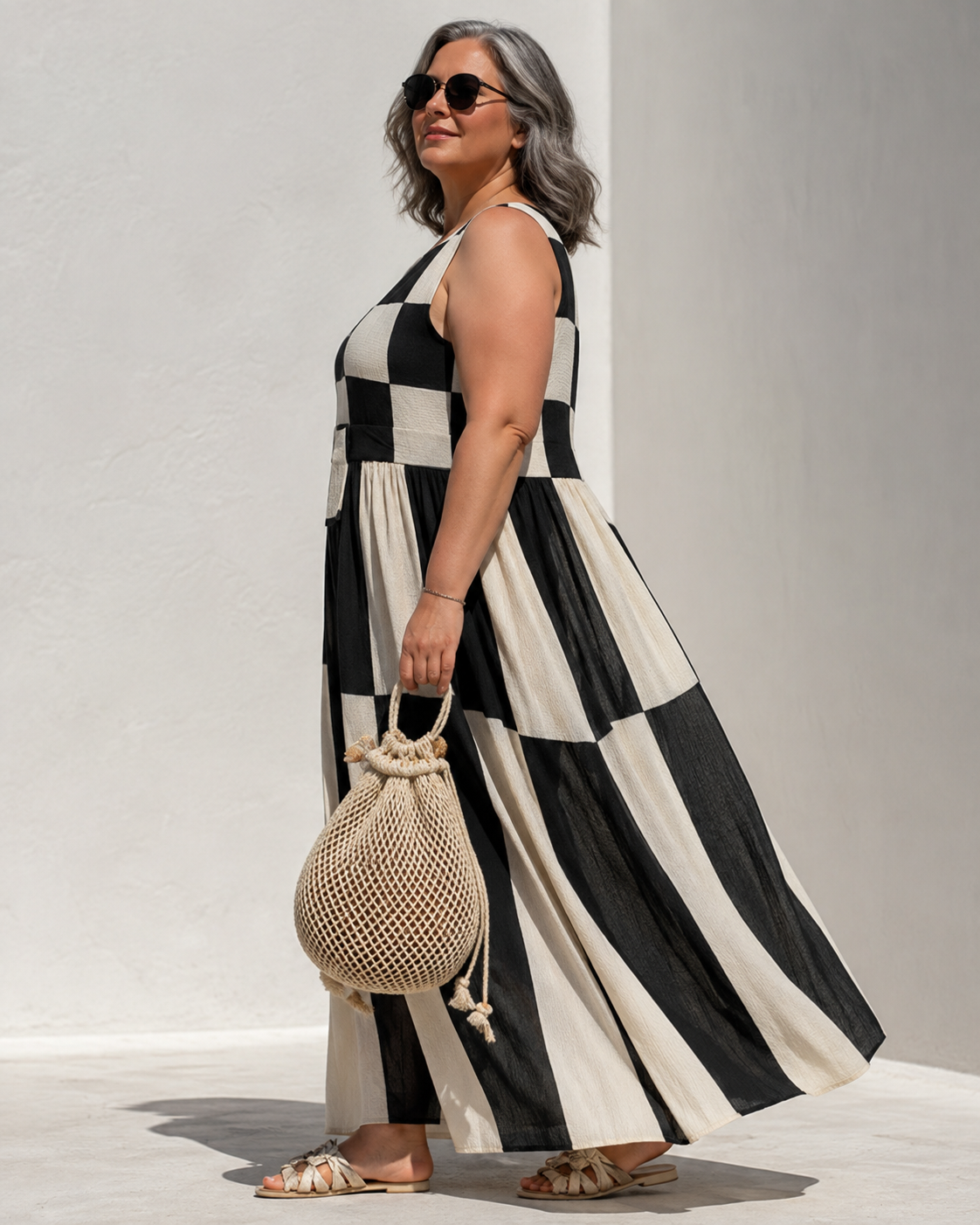 Lily™ | Elegant Tummy-Flattering Sleeveless Maxi Dress