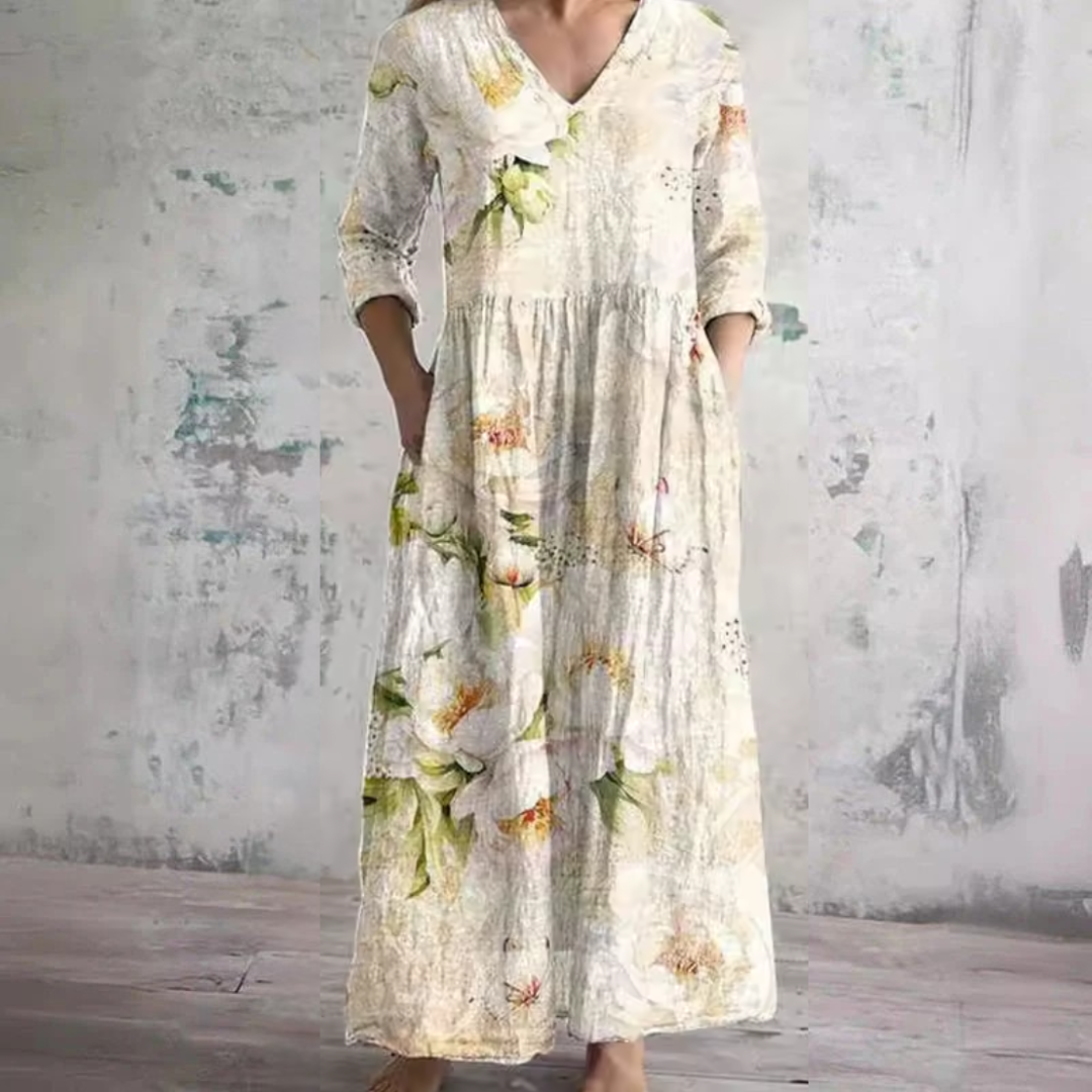 Arabella™ | Tummy-Flattering Floral Summer Dress