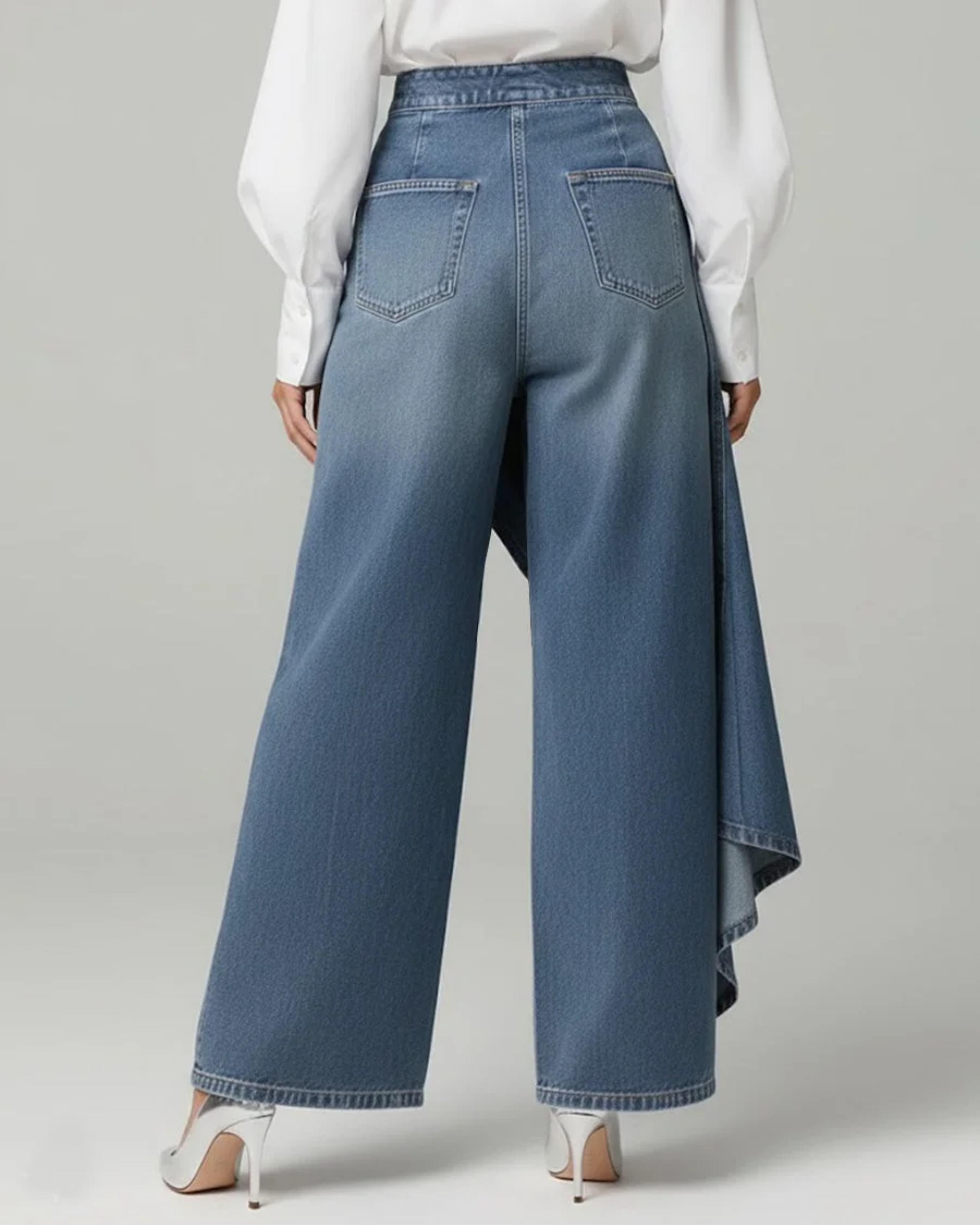 Audrey™ | Tie-Waist Denim Pants