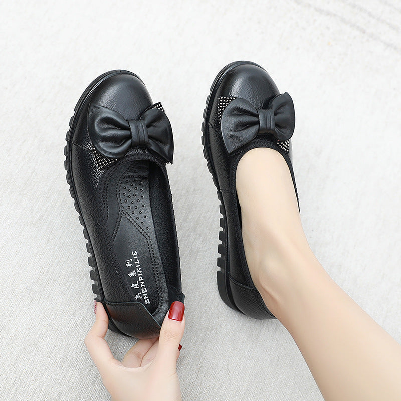 Cynthia™ | Orthopedic Slip-Ons with Decorative Bow