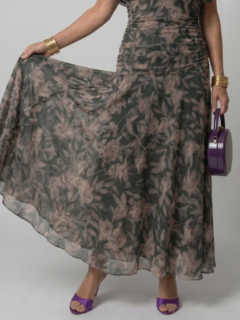 Samantha™ | Tummy-Flattering Midi Dress
