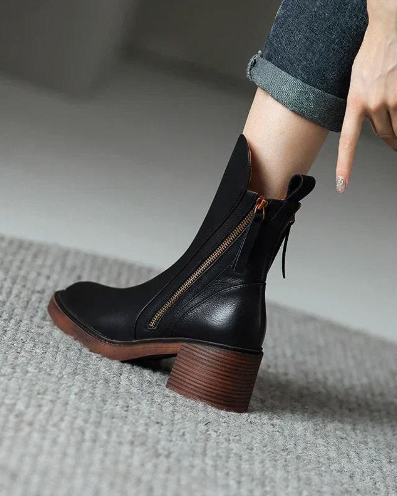 Beverly™ | Orthopedic Ankle Boots with Block Heel