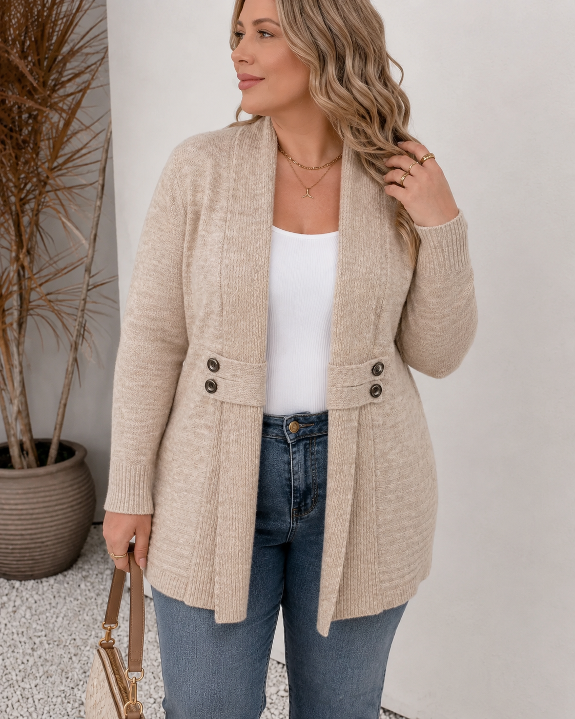 Hazel™ | Comfortable Knit Cardigan Tummy-Flattering