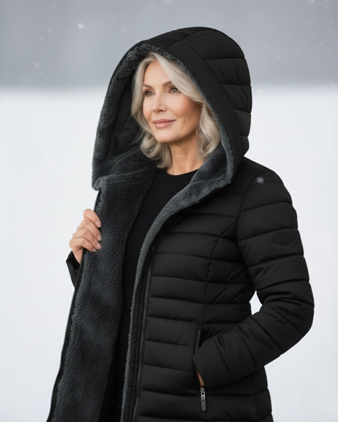 Marilyn™ | Warm Padded Winter Jacket with Hood 5