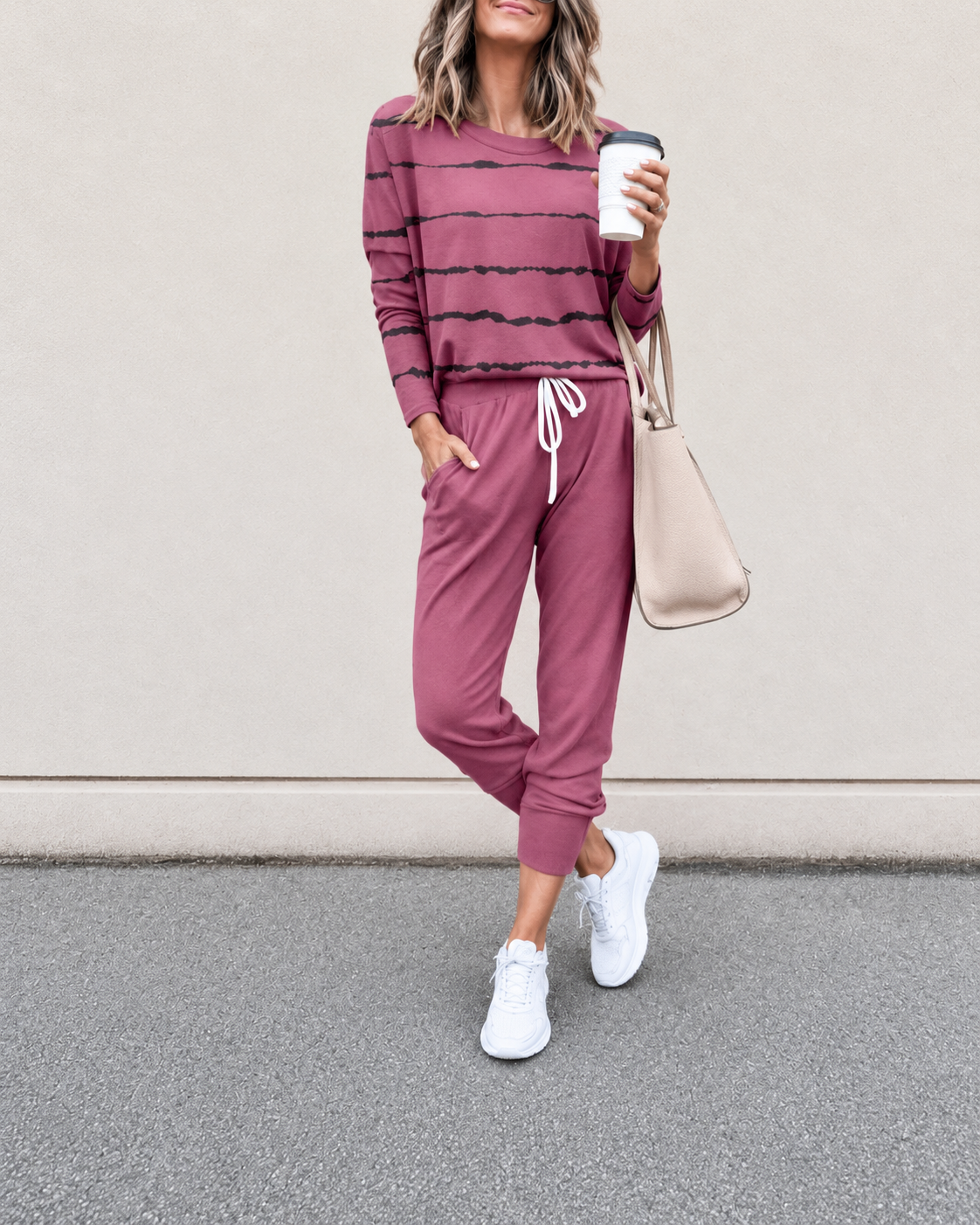 Karen™ | Relaxed Striped Two-Piece Set