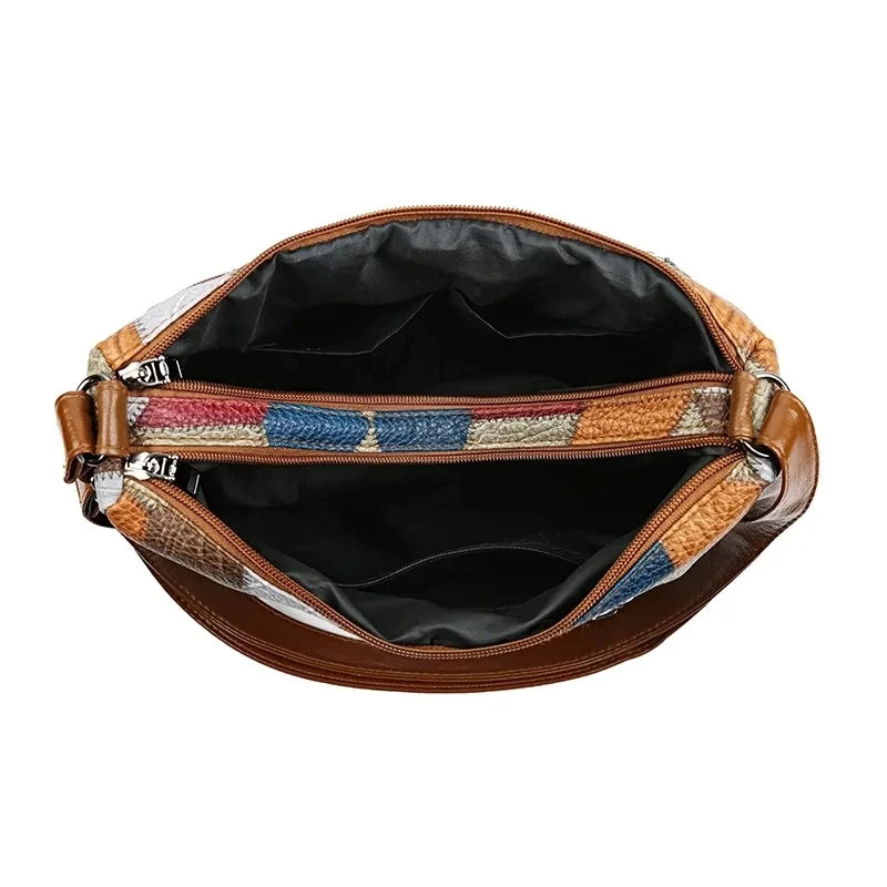 Linda™ | Colorful Patchwork Shoulder Bag 13