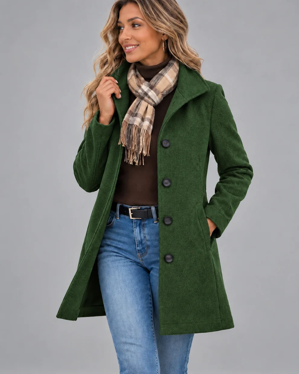 Lily™ | Elegant Classic Coat With Buttons