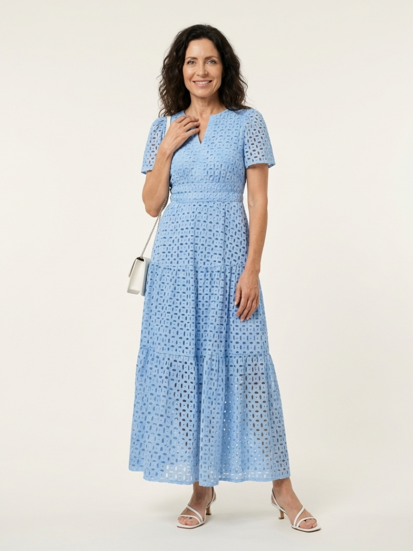 Brielle™ | Tummy-Flattering Layered Midi Dress