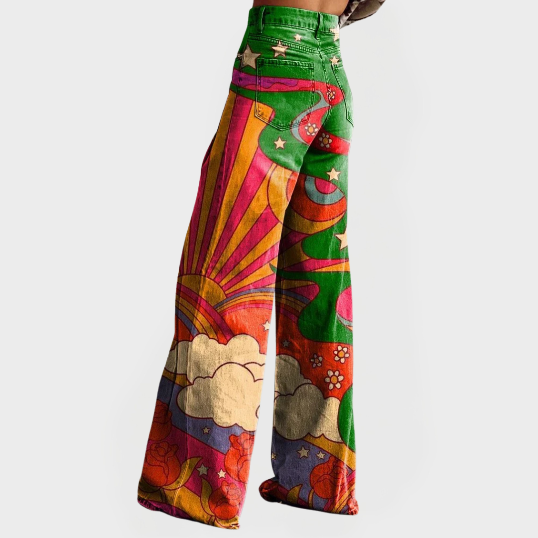 Trendy Wide-Leg Jeans