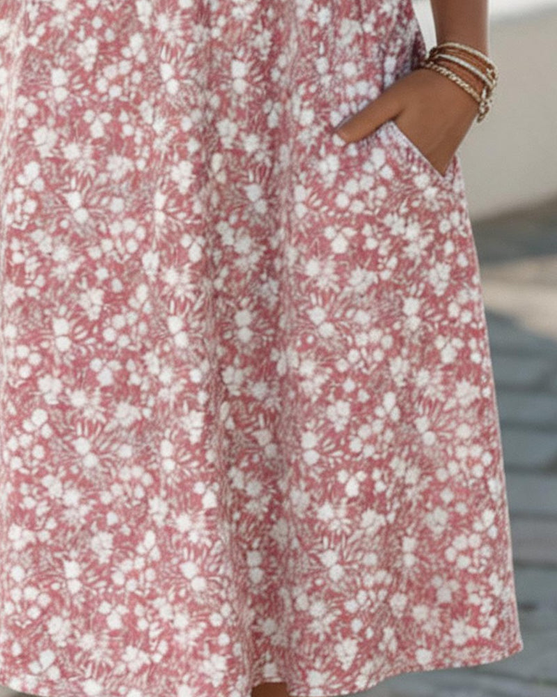 Carmen | Loose and Light Floral Midi Dress