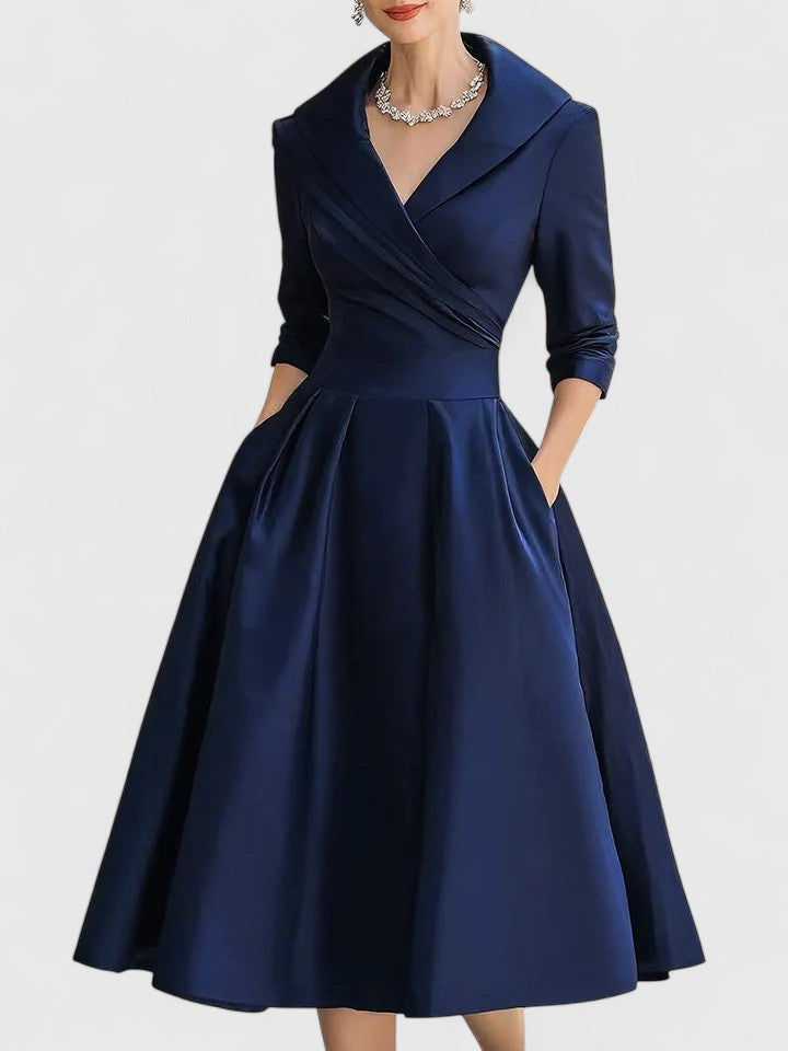 Zyrah™ | Elegant Midi Dress