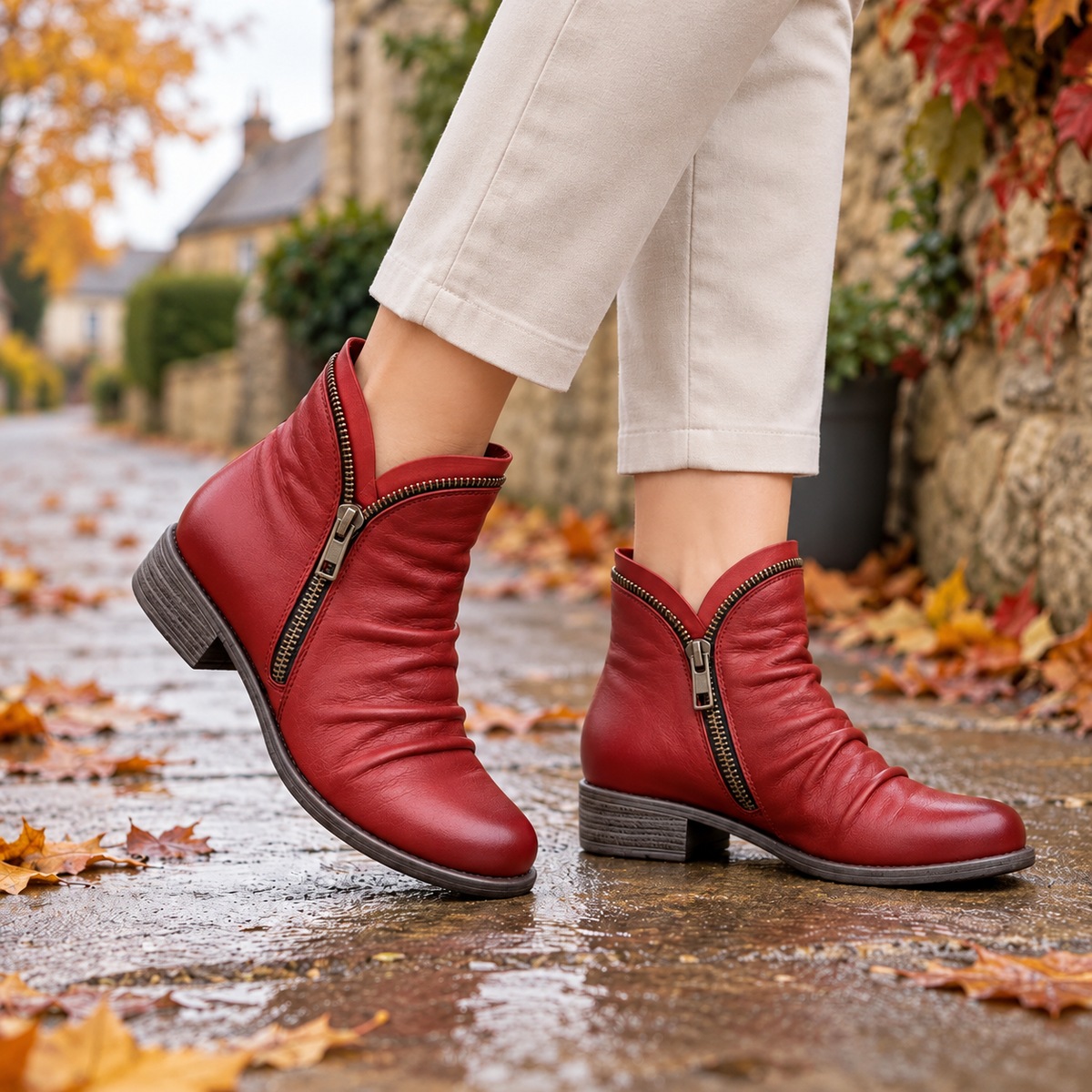 Linda™ | Orthopedic Ankle Boots with Side Zipper