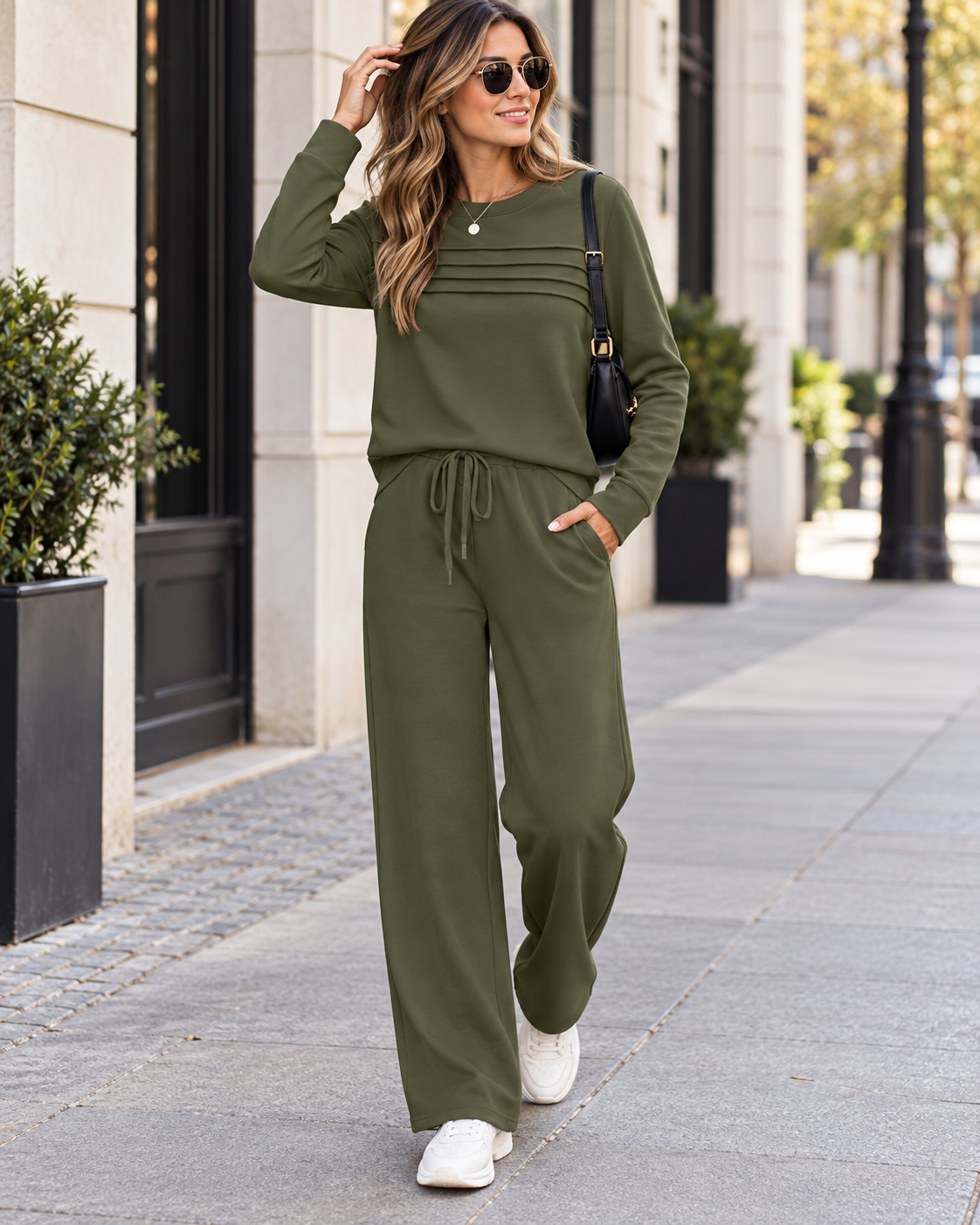 Deborah™ | Comfortable Two-Piece Set With Wide Pants