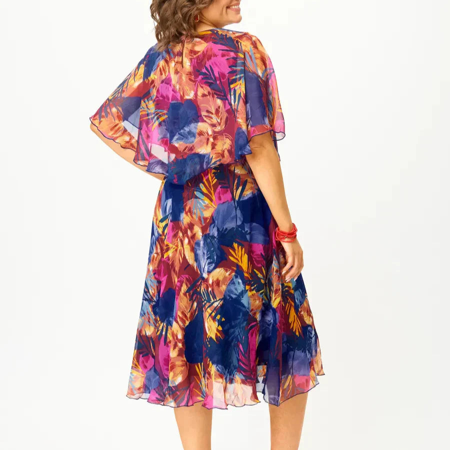 Aitana | Midi dress with vibrant print