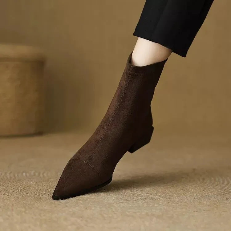 Linda™ | Orthopedic Suede Ankle Boots with Low Heel