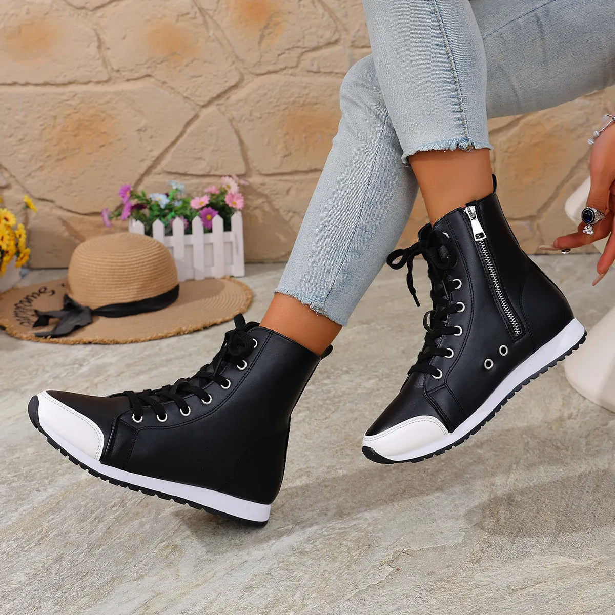 Donna™ | Comfortable Orthopedic Ankle Boots with Zipper 4