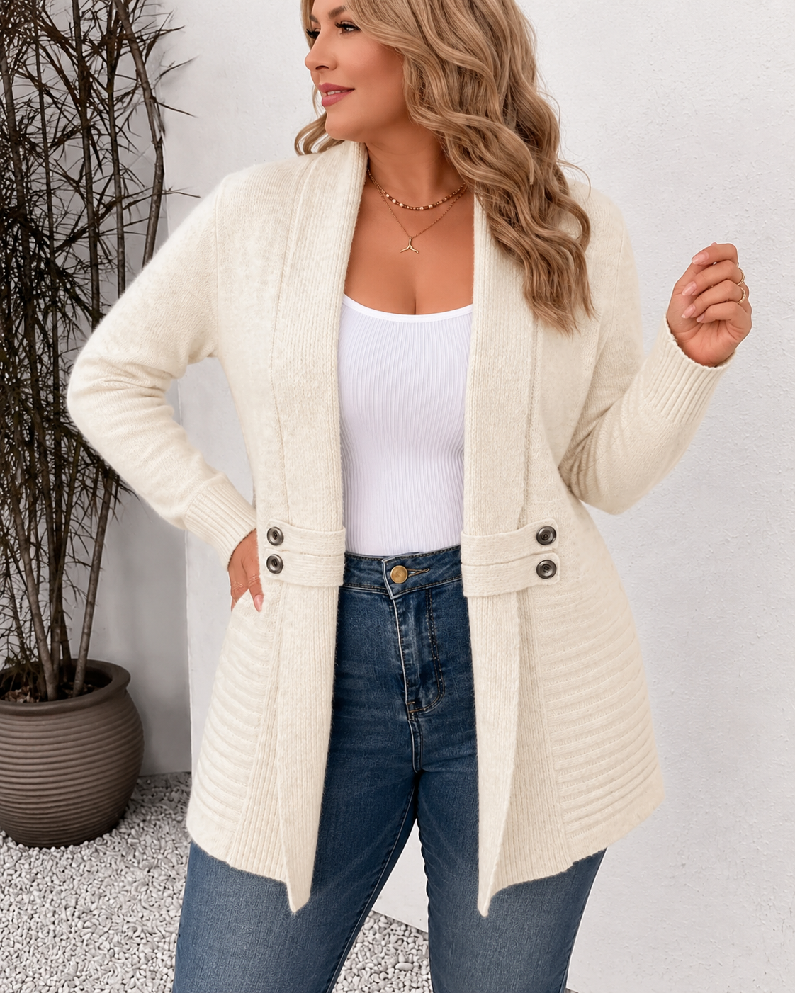 Hazel™ | Comfortable Knit Cardigan Tummy-Flattering