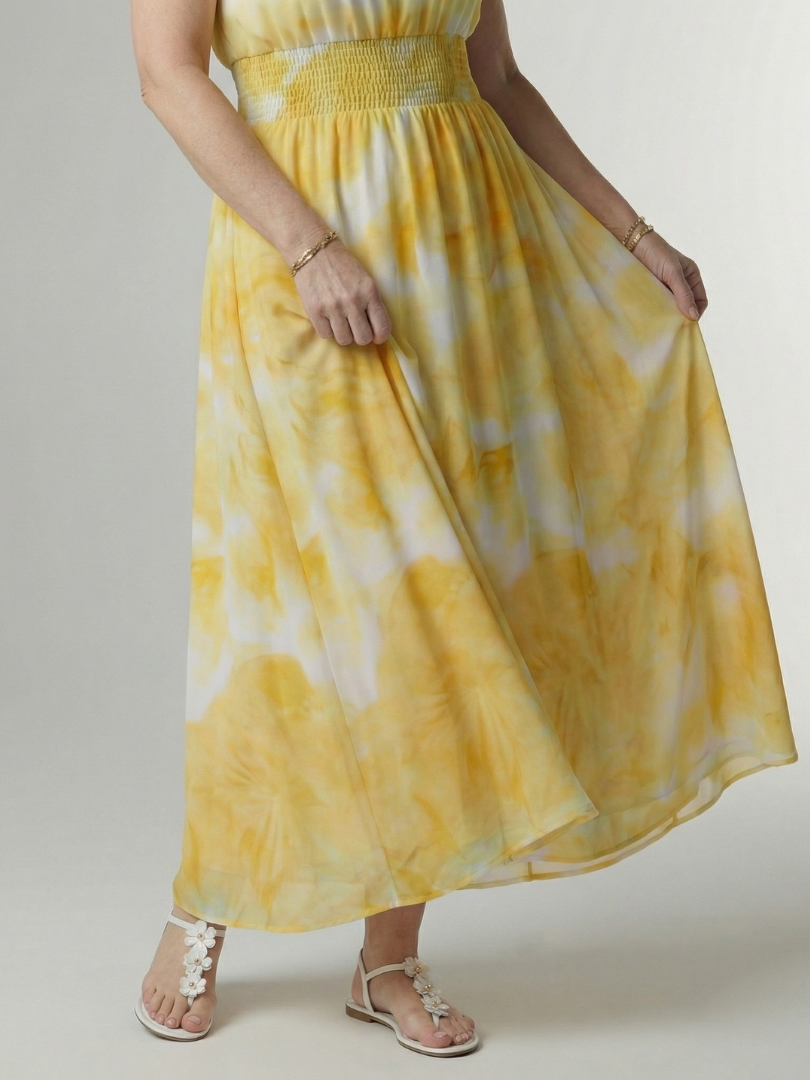 Paige™ | Tummy-Flattering Halter Midi Dress