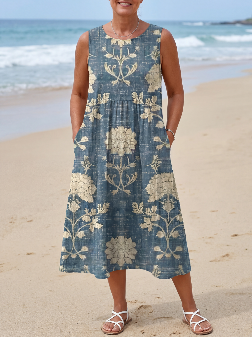 Bryleigh | Shoreline Floral Midi Dress