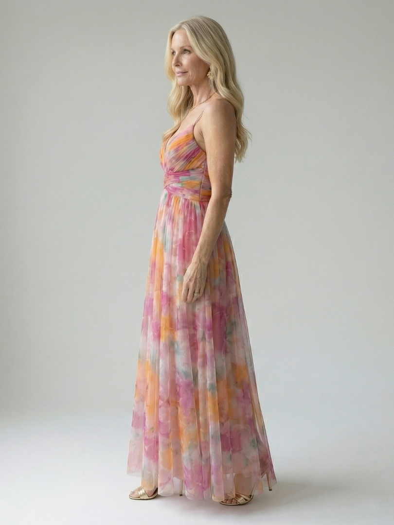 Megan™ | Tummy-Flattering Wrap Maxi Dress