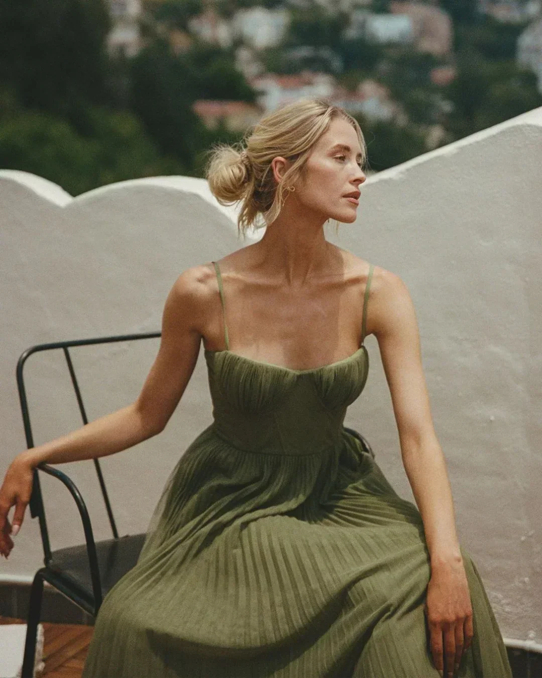 Lily™ | Elegant Tummy-Flattering Pleated Maxi Dress