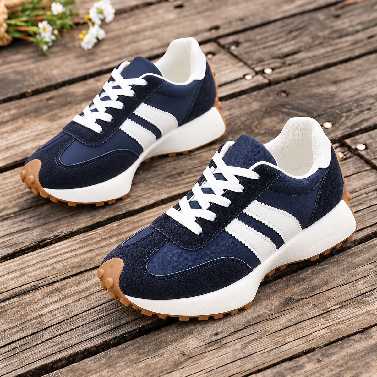 Nancy™ | Orthopedic Retro Sneakers with Platform Sole