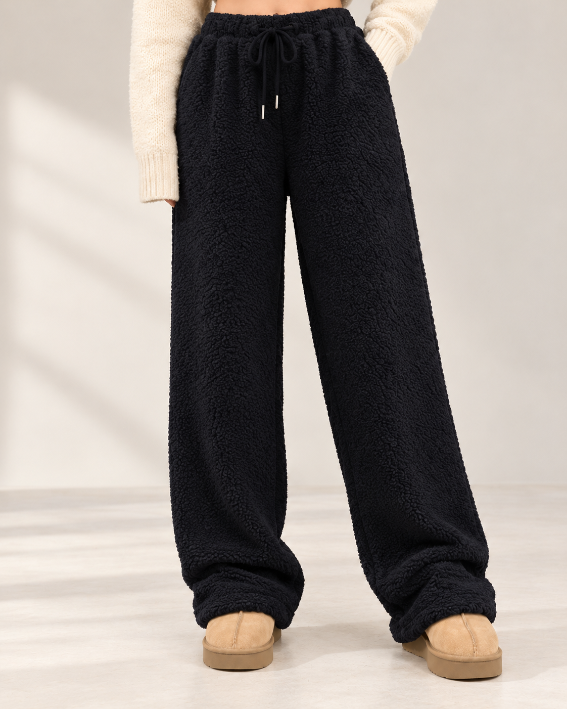 Linda™ | Soft Teddy Pants with Wide Legs