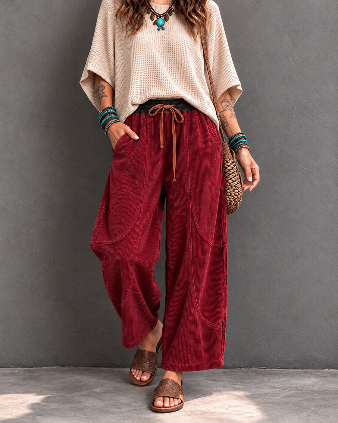 Patricia™ | Comfortable Corduroy Pants with Elastic Waist