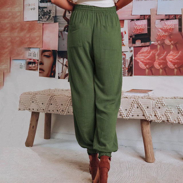 Kaeli – Elegant Jogging Pants with Drawstrings