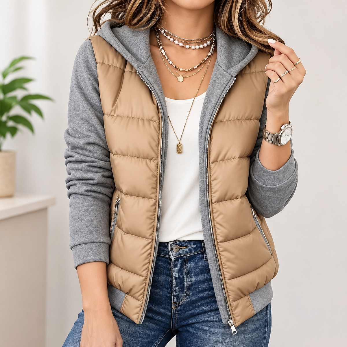 Donna™ | Padded Jacket with Hood
