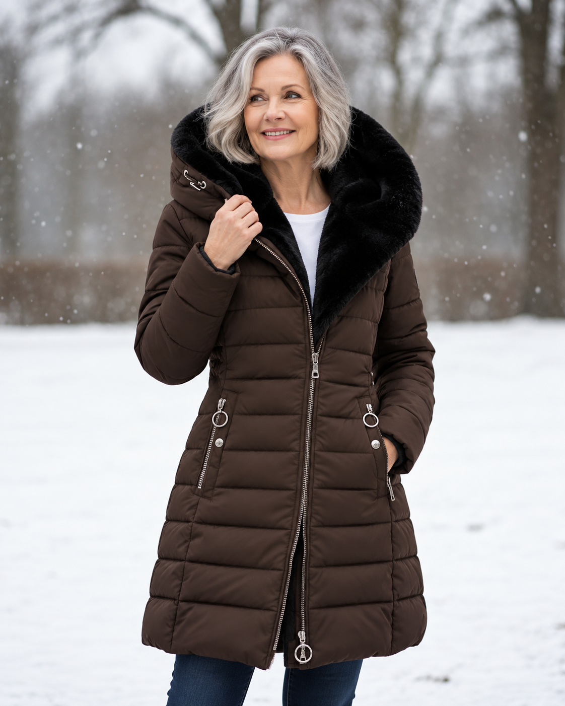 Lily™ | Warm Padded Winter Jacket with Hood