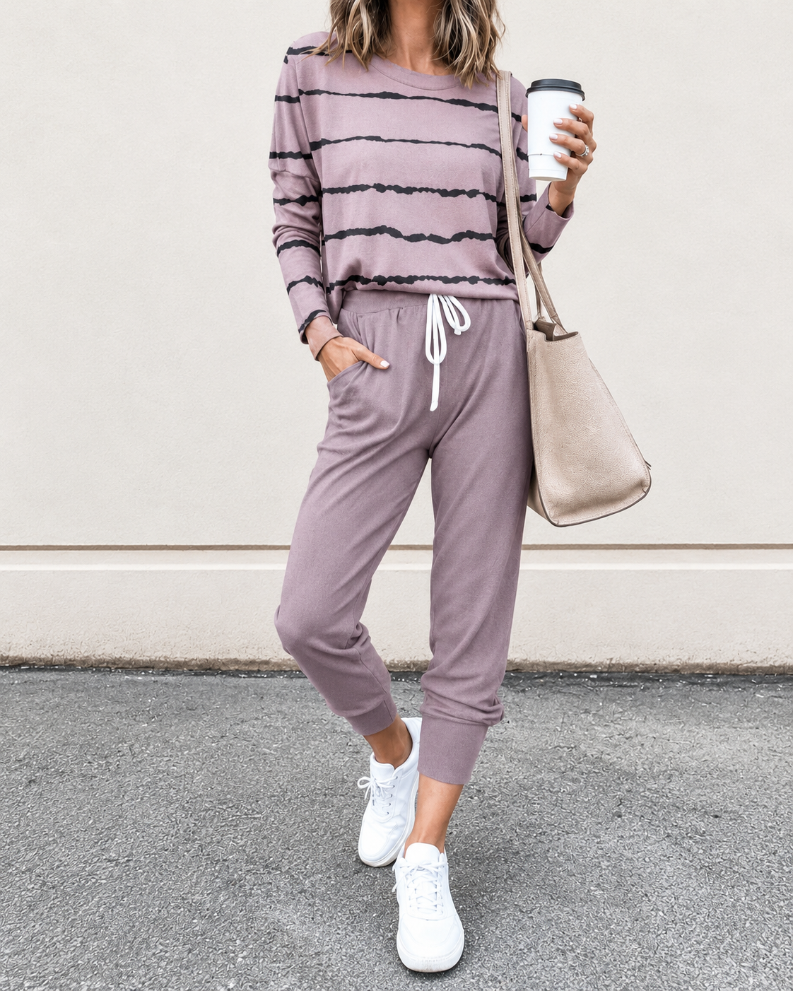 Karen™ | Relaxed Striped Two-Piece Set