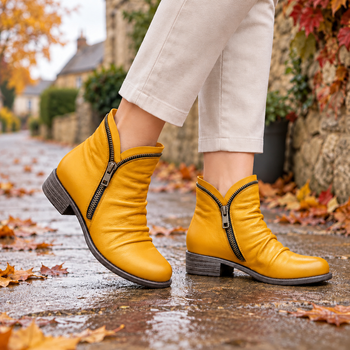 Linda™ | Orthopedic Ankle Boots with Side Zipper