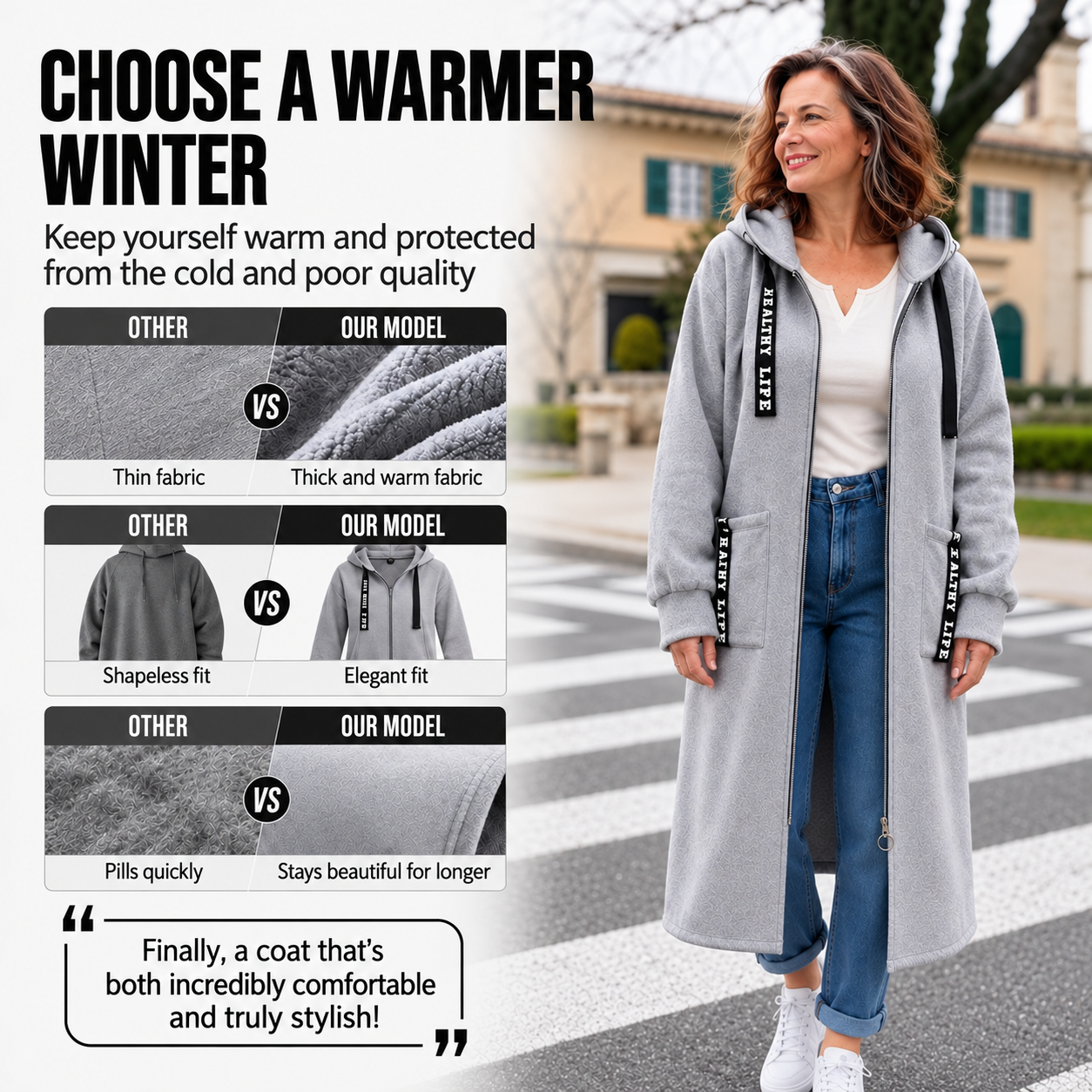 Leah™ | Comfortable Hoodie Jacket