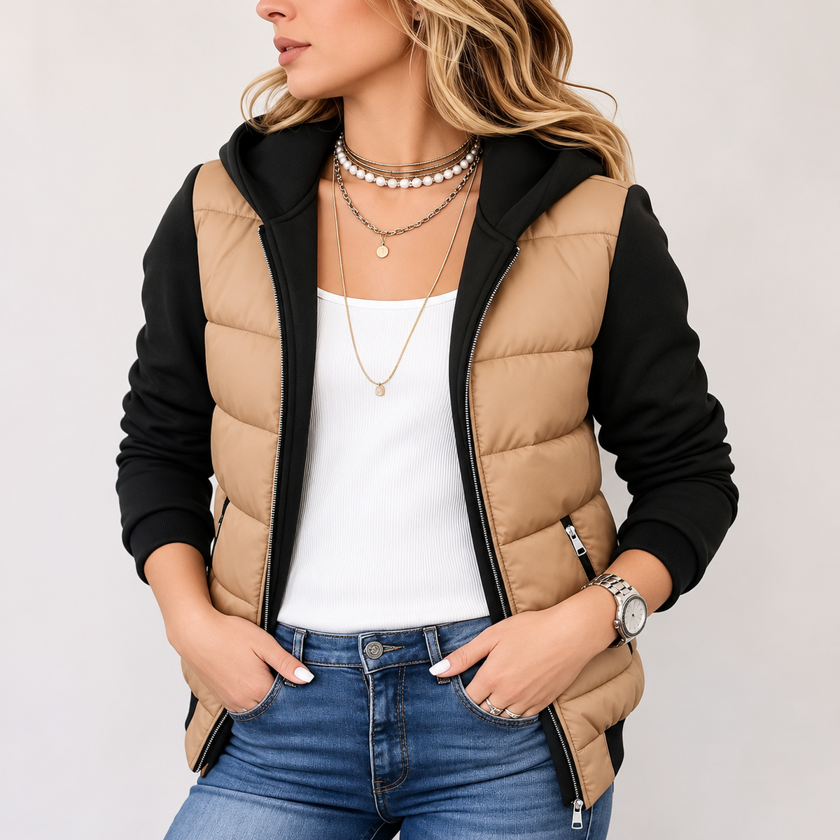 Donna™ | Padded Jacket with Hood