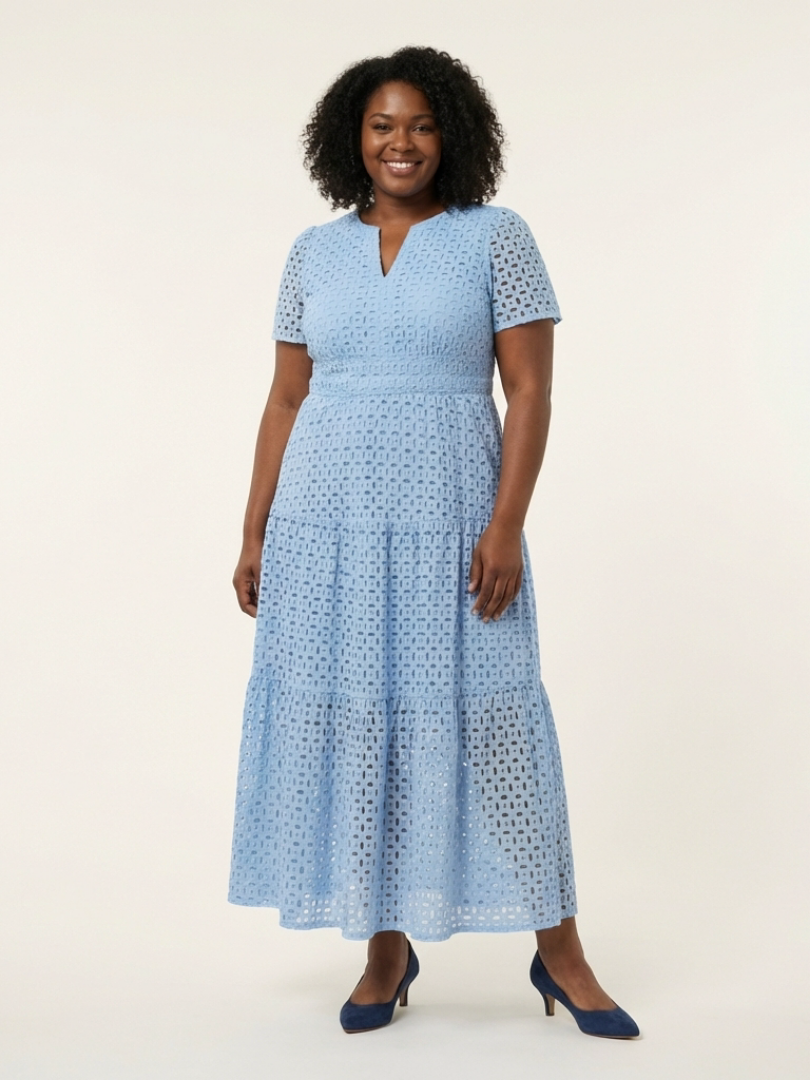 Brielle™ | Tummy-Flattering Layered Midi Dress