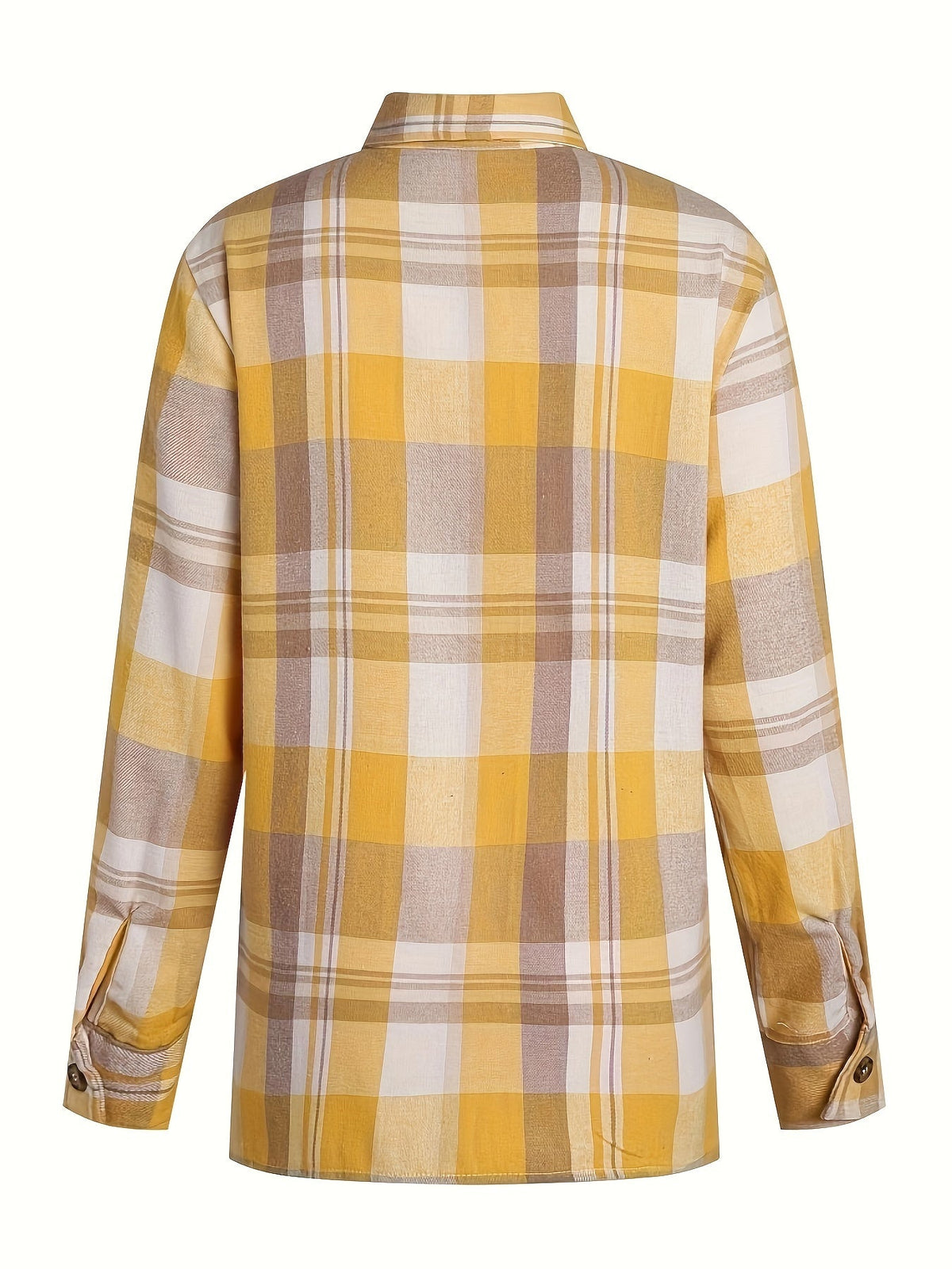 Frances™ | Relaxed Long Checkered Blouse 5