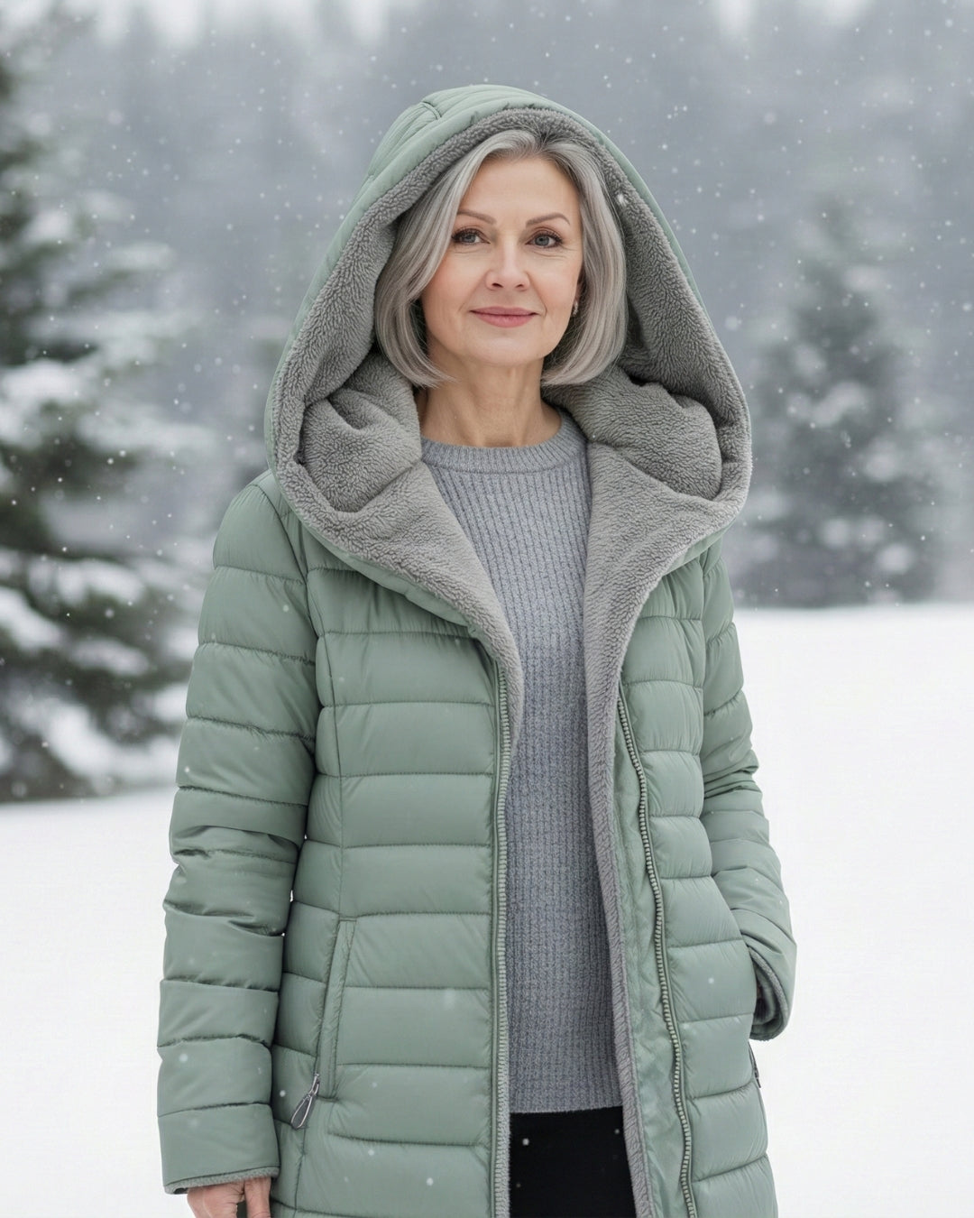 Marilyn™ | Warm Padded Winter Jacket with Hood 11