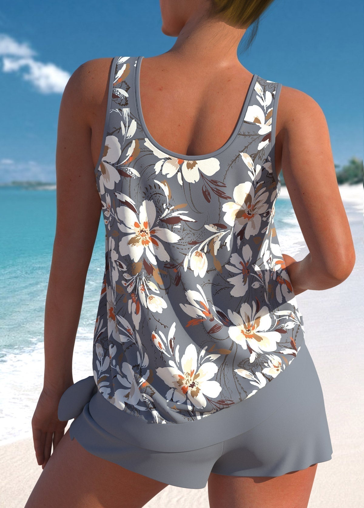 Helena | Stylish Floral Tankini Set for Women