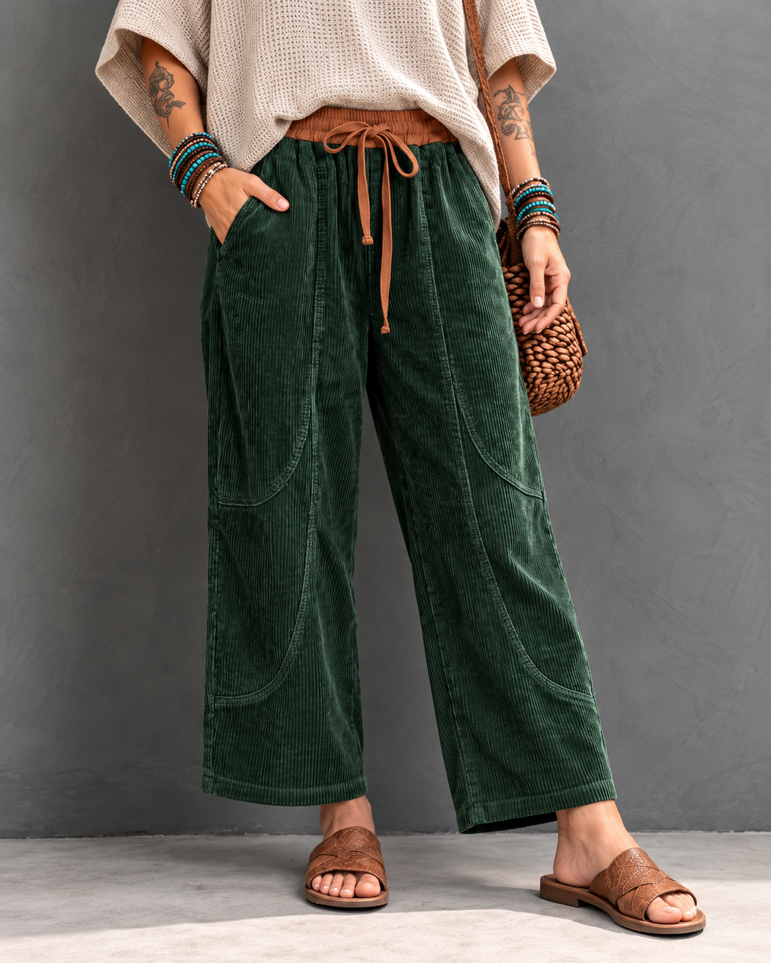 Patricia™ | Comfortable Corduroy Pants with Elastic Waist