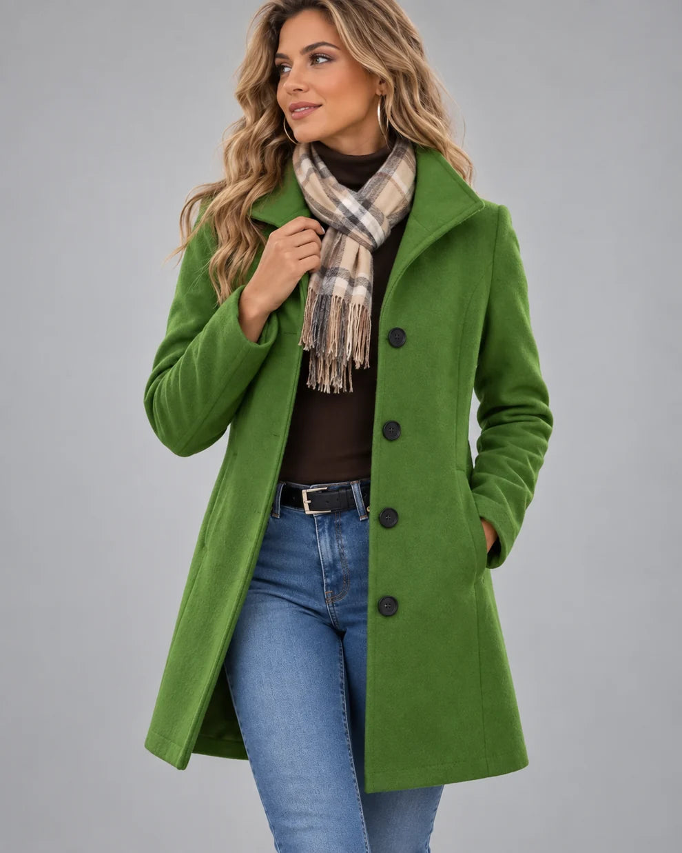 Lily™ | Elegant Classic Coat With Buttons