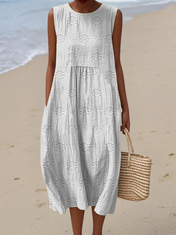 Tilda | Embroidered Midi Dress