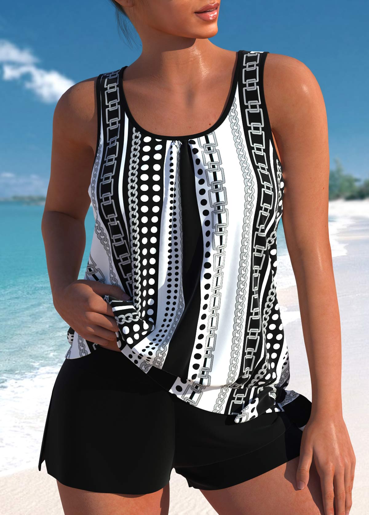 Helena | Stylish Floral Tankini Set for Women