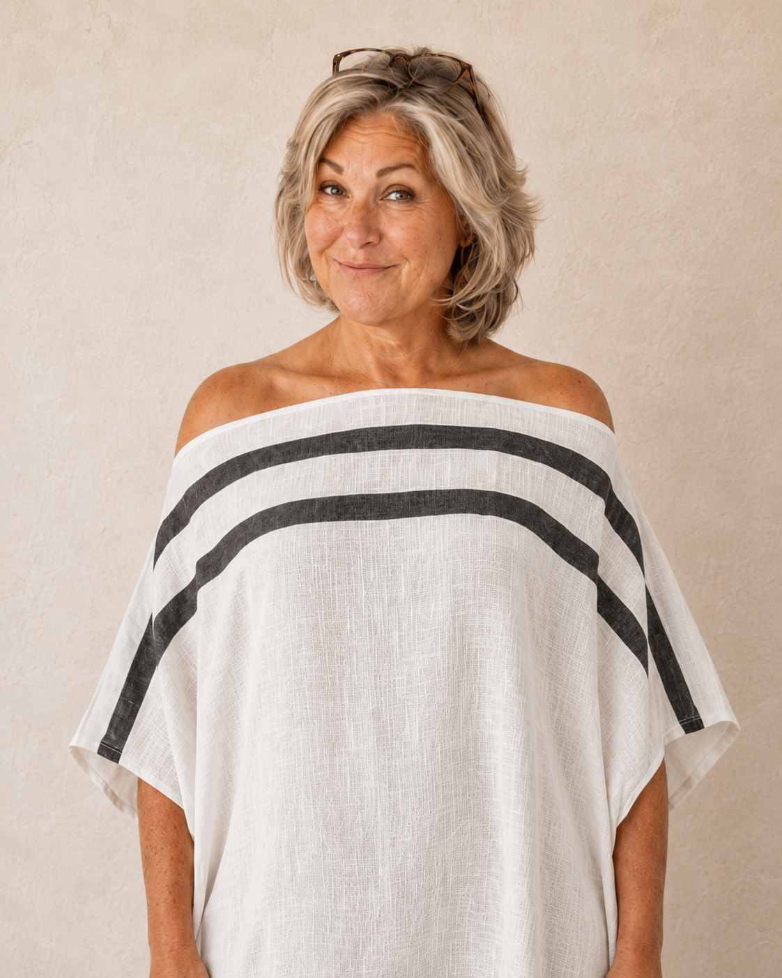 Abigail™ | Comfortable off-shoulder maxi dress that stylishly conceals the belly