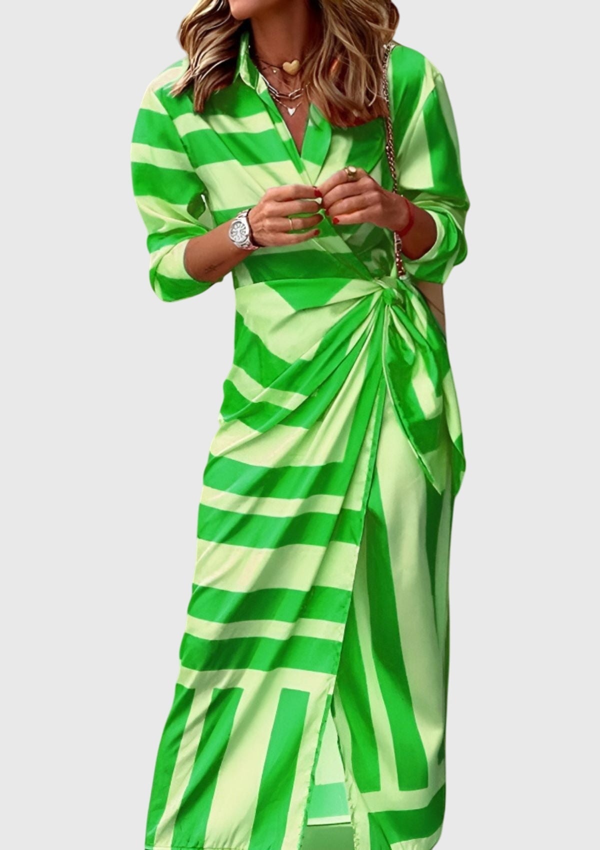 EVERLY | Elegant dress with print