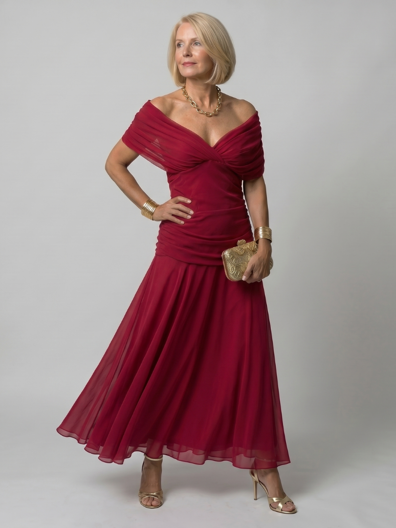 Samantha™ | Tummy-Flattering Midi Dress