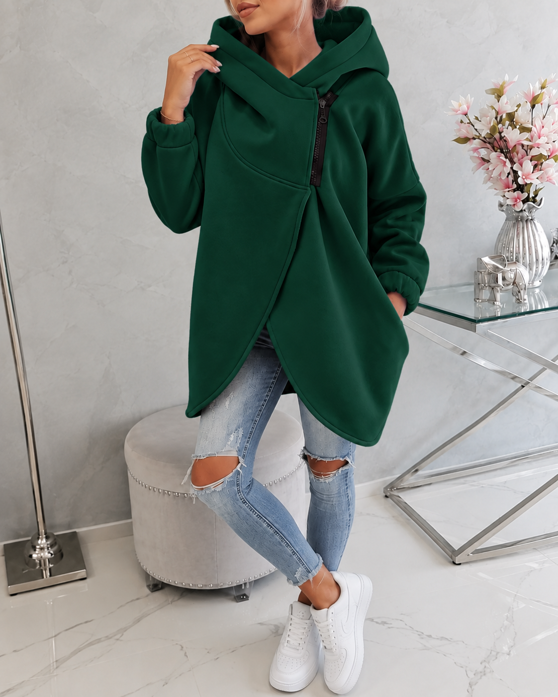 Patricia™ | Comfortable Hoodie Cardigan with Zipper
