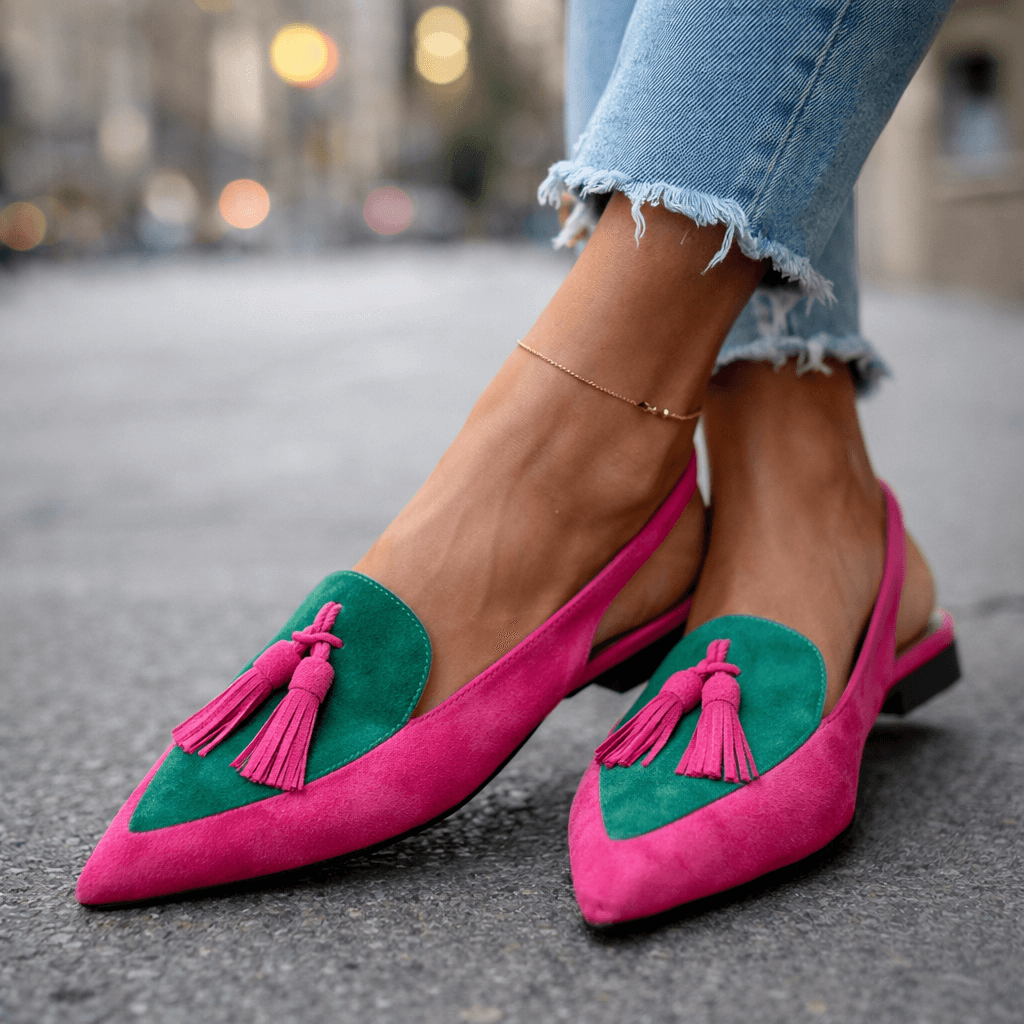 Stella™ | Elegant Slingback Sandals with Tassels